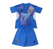 Real Madrid Bramkarskie Koszulka Podstawowa dzieci 2024-25 Krótki Rękaw (+ krótkie spodenki)